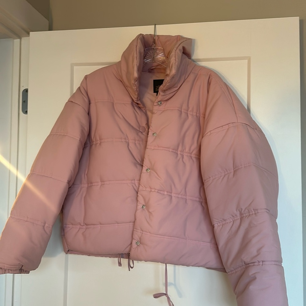Baby pink Puffer coat